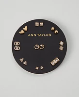 Ann Taylor Mega Stud Set Goldtone Women's