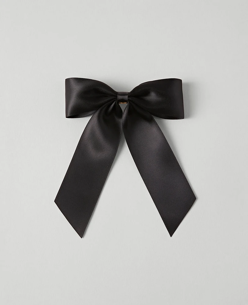 Ann Taylor Double Loop Bow Hair Clip Women's