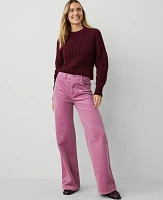 Ann Taylor The Wide-Leg Corduroy Pant Women's