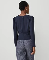 Ann Taylor Wrap Blouse Women's