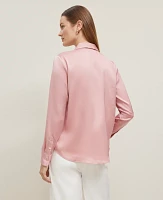 Ann Taylor Petite Satin Essential Shirt Women's