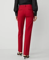 Ann Taylor The Petite Sophia Pant - Curvy Fit Size 0 Gingham Red Women's