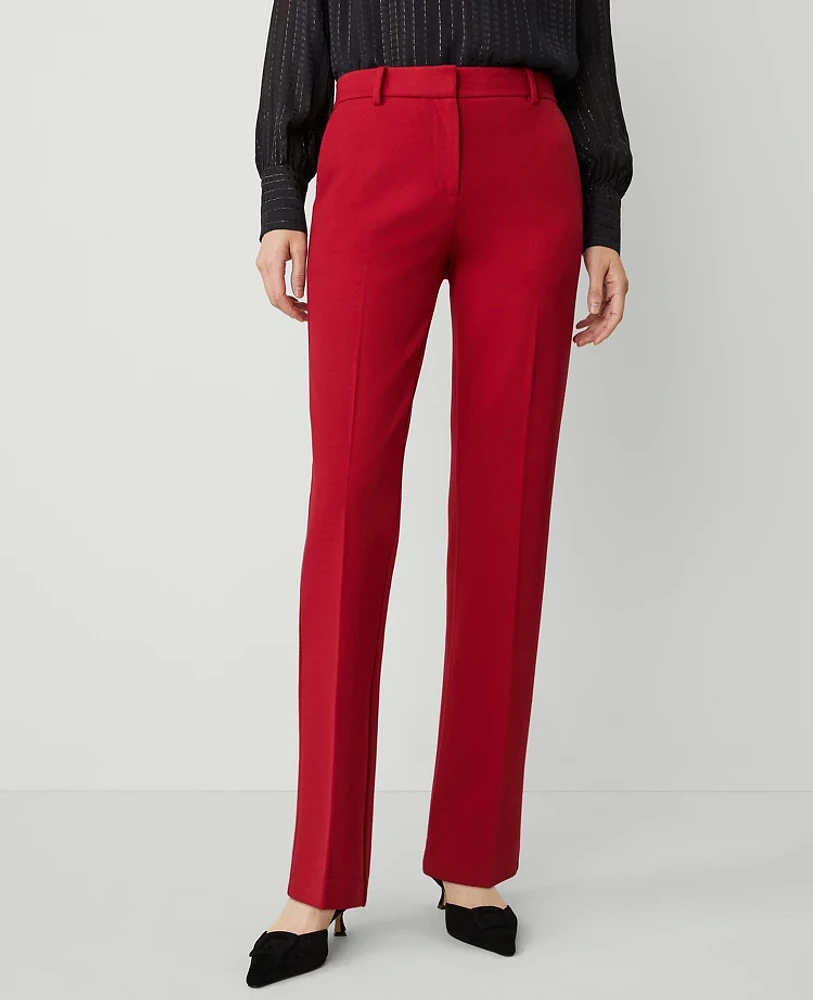 Ann Taylor The Petite Sophia Pant - Curvy Fit Size 0 Gingham Red Women's