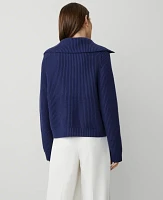 Ann Taylor Ribbed Button Sweater Women's