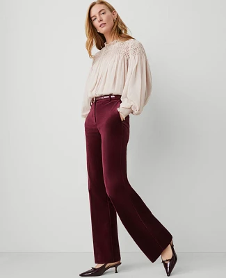 Ann Taylor The Petite Jayne Trouser Velvet Pant Women's