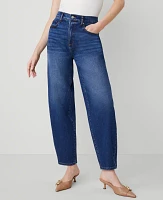 Ann Taylor The Barrel Jean Original Medium Stone Wash Women's