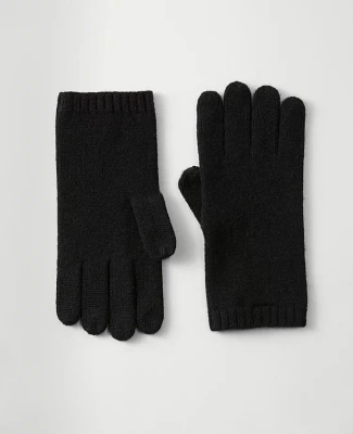 Ann Taylor Cashmere Ribbed Glove Women's