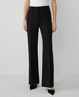 Ann Taylor The Trouser Pant Knit Crepe Black Women's