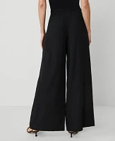 Ann Taylor Studio Collection Silk Palazzo Pant Black Women's