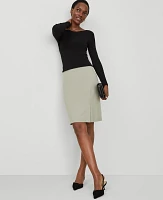 Ann Taylor The Side-Vent Pencil Skirt Seagrass Women's