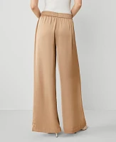 Ann Taylor The Perfect Wide-Leg Pant Satin Women's