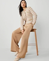 Ann Taylor The Perfect Wide-Leg Pant Satin Women's