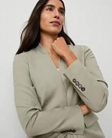 Ann Taylor The Collarless Blazer Seagrass Women's