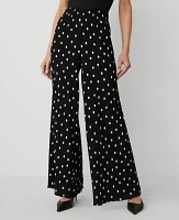 Ann Taylor The Easy Wide-Leg Pant Black Women's