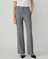 Ann Taylor The Petite Jayne Trouser Pant Houndstooth Night Sky Women's