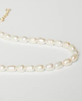 Ann Taylor Freshwater Pearl Necklace Ivory Women's