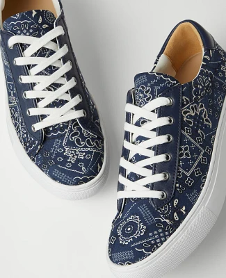 Ann Taylor Weekend Collection Bandana Sneakers Night Sky Women's