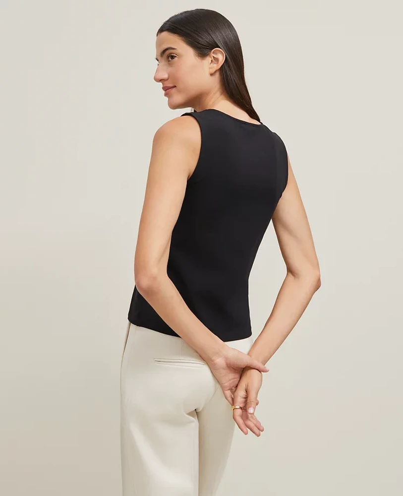 Ann Taylor Crew Neck Shell Top Women's