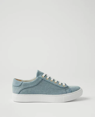 Ann Taylor Weekend Collection Denim Sneakers Soft Blue Women's