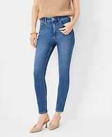 Ann Taylor High Rise Skinny Jeans Classic Indigo Wash