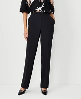 Ann Taylor The Slim Straight Pant in Fluid Crepe