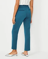 Ann Taylor The Petite Ankle Pant in Double Knit - Curvy Fit Size 00 Dragonfly Women's