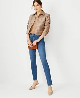 Ann Taylor Petite High Rise Skinny Jeans Classic Indigo Wash