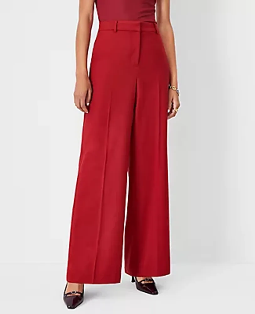 The Petite Pleated Wide Leg Pant