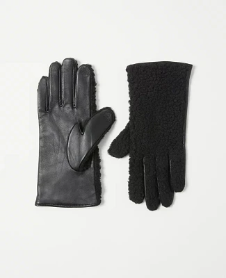 Ann Taylor Fuzzy Glove Women's