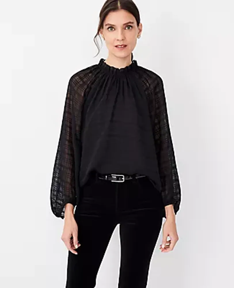 By Anthropologie Wide-Placket Popover Top