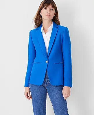 Ann Taylor The Hutton Blazer Tweed