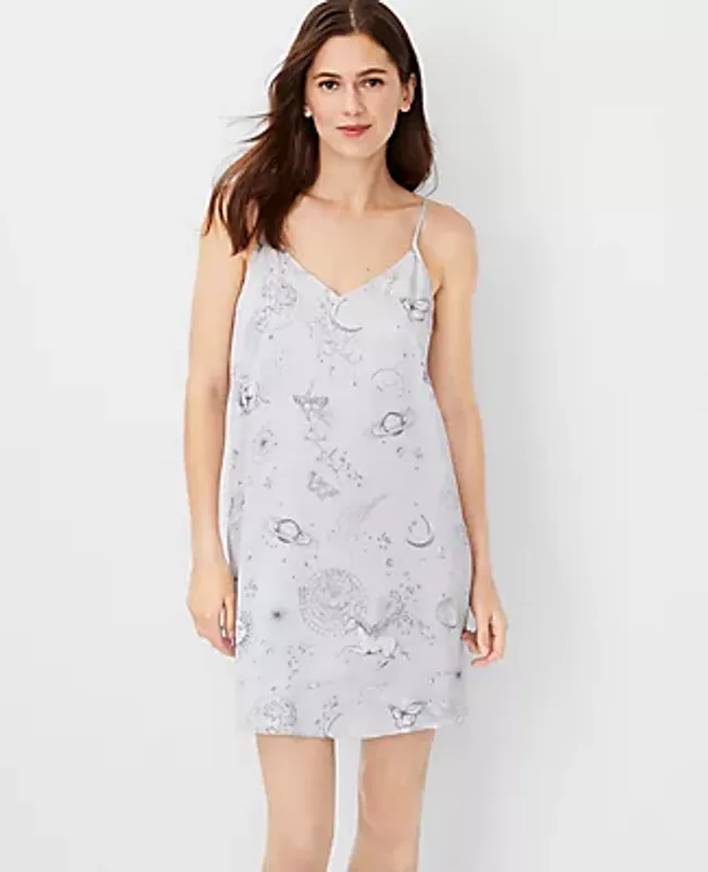 By Anthropologie Seamless Lacy Pointelle Slip Dress