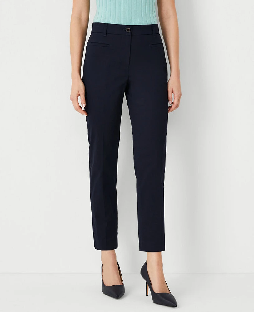 Ann Taylor The Petite Cotton Crop Pant