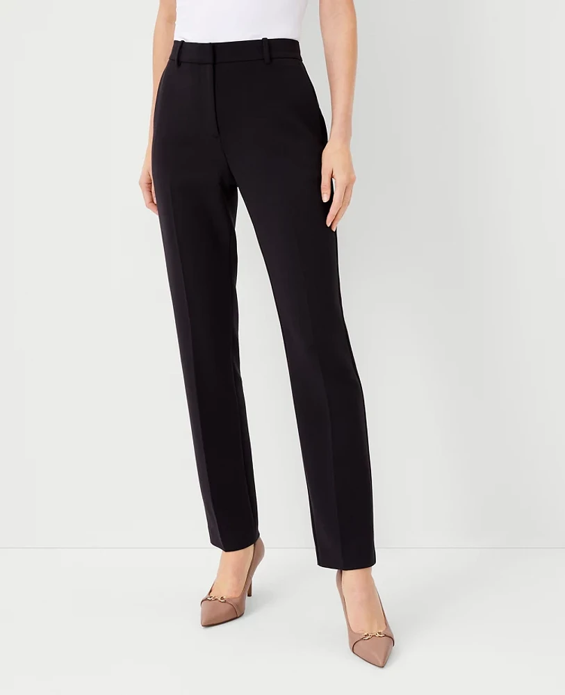 Ann Taylor The High Rise Sophia Straight Pant Black Women's