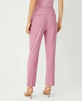 Ann Taylor The Petite High Rise Side Zip Ankle Pant Bi-Stretch