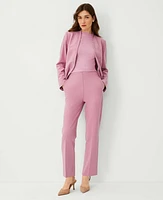 Ann Taylor The Petite High Rise Side Zip Ankle Pant Bi-Stretch