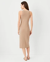 Ann Taylor AT Weekend Ribbed Racerback Dress Women's