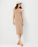 Ann Taylor AT Weekend Ribbed Racerback Dress Women's