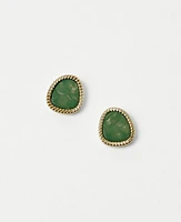 Ann Taylor Marbled Stud Earrings Pure Seafoam Women's