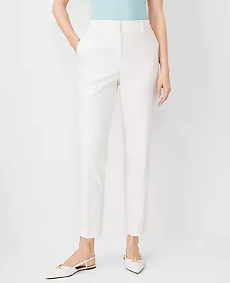 Ann Taylor The High Rise Eva Ankle Pant Stretch Cotton
