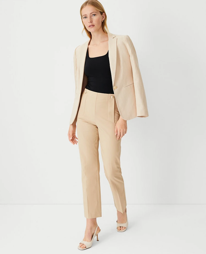 Ann Taylor The Pencil Sailor Pant Twill