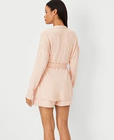 Ann Taylor Lounge Duster Pink Dust Women's