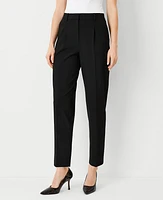 Ann Taylor The High Rise Pleated Taper Pant Seasonless Stretch Women's