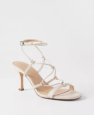 Ann Taylor Knotted Strappy Sandals