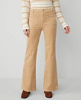 Ann Taylor The Patch Pocket Corduroy Wide Leg Pant Women's