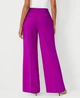 Ann Taylor The Wide Leg Pant Crepe