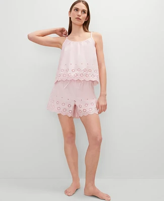 Ann Taylor Eyelet Pajama Set Women's