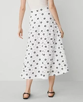 Ann Taylor Floral Lace Full Skirt White Women's