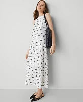 Ann Taylor Floral Lace Full Skirt White Women's