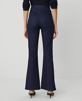 Ann Taylor The Petite Pull-On Flare Jean Classic Rinse Wash Women's